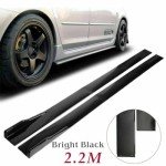 B-M-W Front Bumper Splitter & Glossy Side Skirts