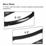 Glossy Black Universal Car Bumper Lip & Skirts