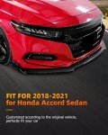 Honda Accord Glossy Black Front Lip Body Kit