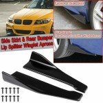 B-M-W Front Bumper Splitter & Glossy Side Skirts