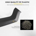 Matte Black Bumper Lip Kit for 2018-2022 Mustang