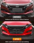 Honda Accord Glossy Black Front Lip Body Kit