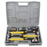 7-Piece Auto Body Repair Hammer and Dolly Set