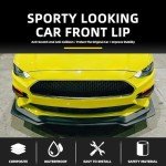 Matte Black Bumper Lip Kit for 2018-2022 Mustang