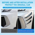 ZKFAR 6-Pack Car Front Bumper Lip Splitter Kit
