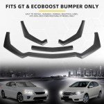 Matte Black Bumper Lip Kit for 2018-2022 Mustang