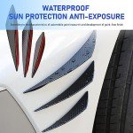 ZKFAR 6-Pack Car Front Bumper Lip Splitter Kit