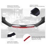 4Pcs Universal Front Bumper Lip Spoiler Kit