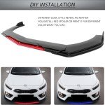 Universal Adjustable Front Lip Splitter for Cars