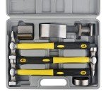 7-Piece Auto Body Repair Hammer and Dolly Set