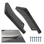 Universal 2PCS Carbon Fiber Rear Bumper Diffusers