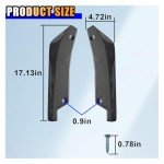 Universal 2PCS Carbon Fiber Rear Bumper Diffusers
