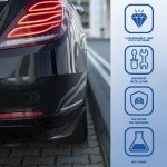 Kutyun Universal Rear Bumper Guard Kit - Black