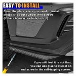 Universal 2PCS Carbon Fiber Rear Bumper Diffusers