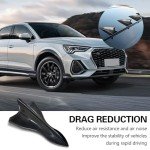 10PCS Shark Fin Car Diffuser Kit - Black