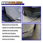 Universal 2PCS Carbon Fiber Rear Bumper Diffusers