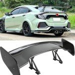 47 Inch Adjustable Universal Rear Spoiler Wing
