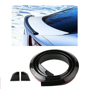 3D Carbon Fiber Car Trunk Spoiler Lip Kit