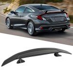 47" Matte Black Universal Car Spoiler Wing