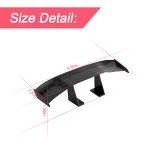 3PCS Universal Mini Car Spoiler Wing - Black