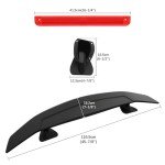 47" Matte Black Universal Car Spoiler Wing