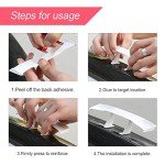 3PCS Universal Mini Car Spoiler Wing - Black