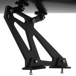 Adjustable 53.4" Lightweight Aluminum Car Spoiler