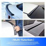3D Carbon Fiber Car Trunk Spoiler Lip Kit
