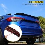 Maxzina Glossy Black Spoiler for Honda Civic Sedan