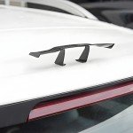 3PCS Universal Mini Car Spoiler Wing - Black