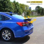 Maxzina Glossy Black Spoiler for Honda Civic Sedan