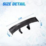 Universal 3-Pack Carbon Fiber Car Spoilers