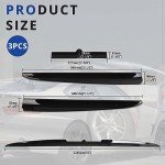 Universal Glossy Black Trunk Spoiler Wing Lip
