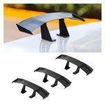3PCS Mini Carbon Fiber Car Spoiler Wings