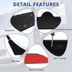Universal Glossy Black Trunk Spoiler Wing Lip