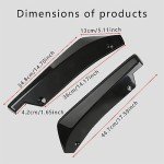 2-Pack Universal Rear Bumper Diffuser Spoilers