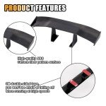 3PCS Mini Carbon Fiber Car Spoiler Wings