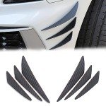 Universal Car Spoiler Canards Kit - 6 Pieces