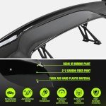 Universal 57" GT Style Car Spoiler - Black