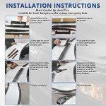 Universal Glossy Black Trunk Spoiler Wing Lip