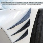 Universal Car Spoiler Canards Kit - 6 Pieces