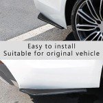 2-Pack Universal Rear Bumper Diffuser Spoilers