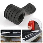 Singaro Universal Rubber Rear Bumper Protector