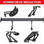 Universal Adjustable Aluminum GT Wing Spoiler 43.3