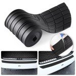 SINGARO Universal Rubber Rear Bumper Protector