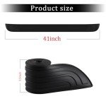 Singaro Universal Rubber Rear Bumper Protector