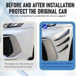 Universal Car Spoiler Canards Kit - 6 Pieces