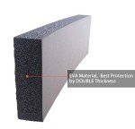 4-Pack Garage Wall Door Protectors - Foam Bumper Guards