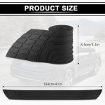 SINGARO Universal Rubber Rear Bumper Protector