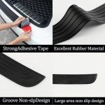 Singaro Universal Rubber Rear Bumper Protector